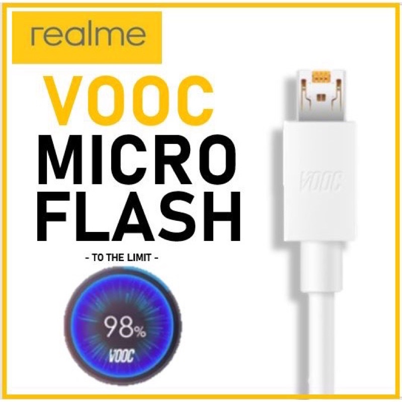 สาย REALME SUPER FAST VOOC TYPE C หรือ SUPER FAST MICRO VOOC USB