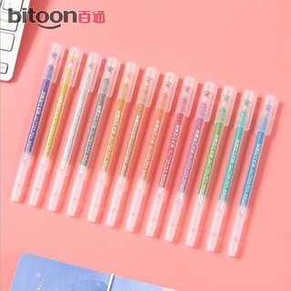 Glitter pen 12 แท่ง ปากกากลิตเตอร์ มีกากเพชร ปากกาเจล