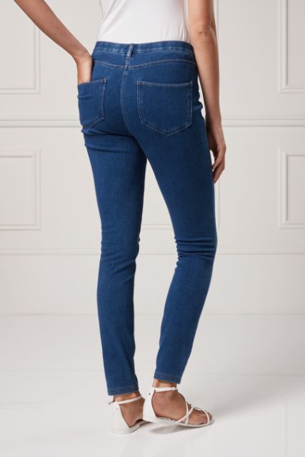 Mid Blue Jersey Denim Legging