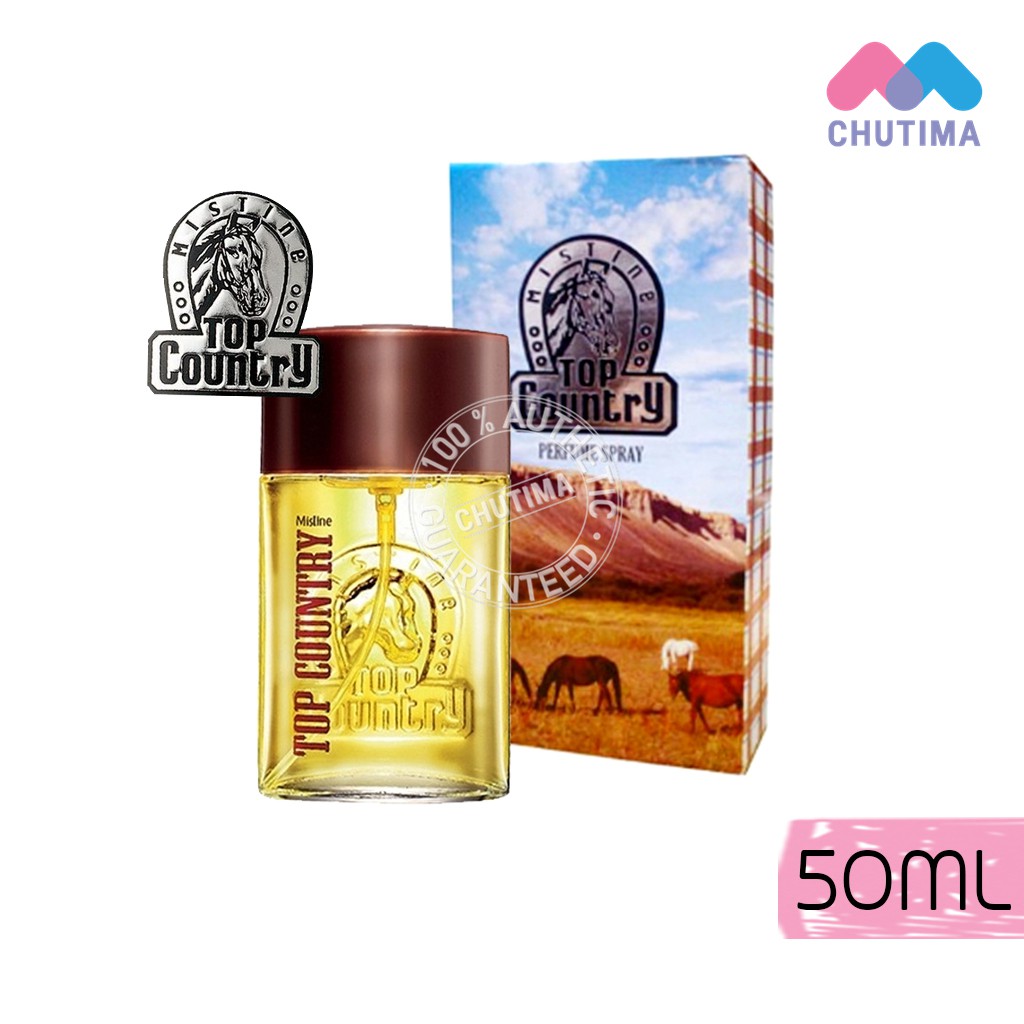 น้ำหอมหัวม้า มิสทิน ท็อป คันทรี่ เพอร์ฟูม สเปรย์ Mistine Top Country Perfume Spray 50 ml.