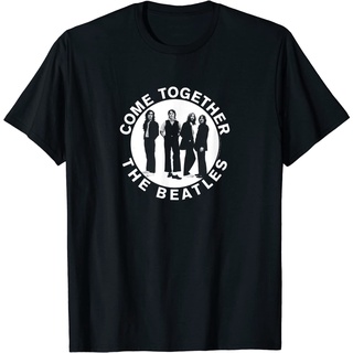 เสื้อยืดผ้าฝ้ายพรีเมี่ยม เสื้อยืด พิมพ์ลายวงกลม The Beatles Come Together สําหรับผู้ใหญ่