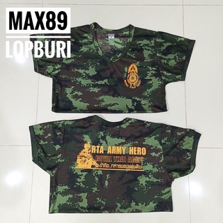 เสื้อยืดทหาร ข้า คือ ทหารของแผ่นดิน กองทัพบก ROYAL THAI ARMY ผ้านาโน