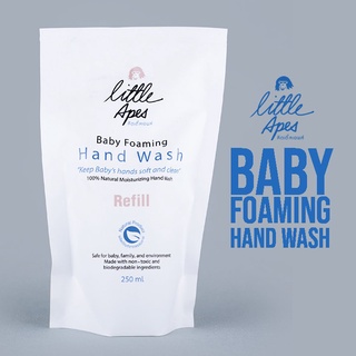 Little Apes โฟมล้างมือสำหรับเด็ก แบบถุงเติม Baby Foaming Hand Wash Refill (250ml)