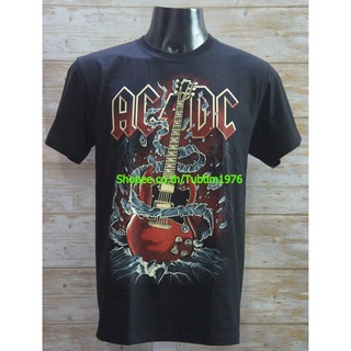 เสื้อวง AC/DC เสื้อยืดแฟชั่นวงดนตรี เสื้อวินเทจ acdc เอซี/ดีซี ACD1859