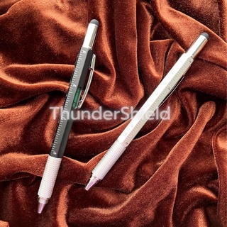 Multifunction pen ปากกาลูกลื่น อเนกประสงค์ stylus ระดับน้ำ ไขควง