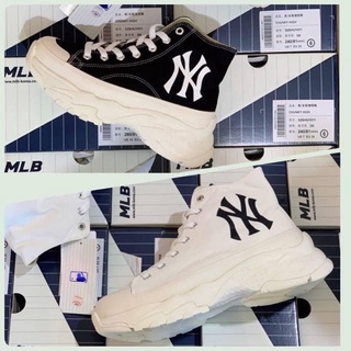 📌📢พร้อมจัด✨ MLB NYรุ่นมหม่ ✨หุ้มข้อ เสริมส้น🔥ราคาดี1590฿🔥🙏🏻สั่งสินค้าแจ้ง สีไซต์ ที่แชทแม่ค้าได้เลยจ้า ส่งของทุกวัน🙏🏻