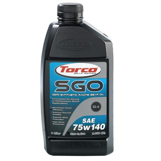 Torco SGO น้ำมันเกียร์ธรรมดา/เฟืองท้าย กลุ่ม 5 (100% Synthetic Racing Gear Oil Group 5)