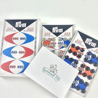 กระดุมแป็ก ยี่ห้อ 555 แผ่นสีขาว