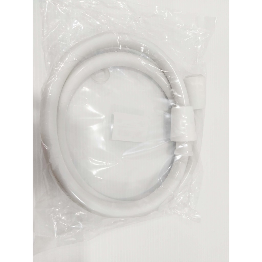 สายฝักบัว สายชำระ สีขาว สายฉีดก้น  ราคาถูก ยาว 1 เมตร
