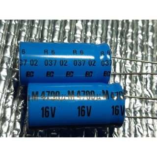 ตัวเก็บประจุ BC 307 4700uf 16v capacitor คาปาซิเตอร์