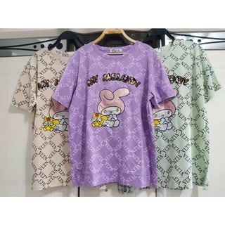 🌸พร้อมส่ง🌸 เสื้อยืดลาย มายเมโลดี้ ขนาดฟรีไซส์ มีทั้งหมด 3 สี