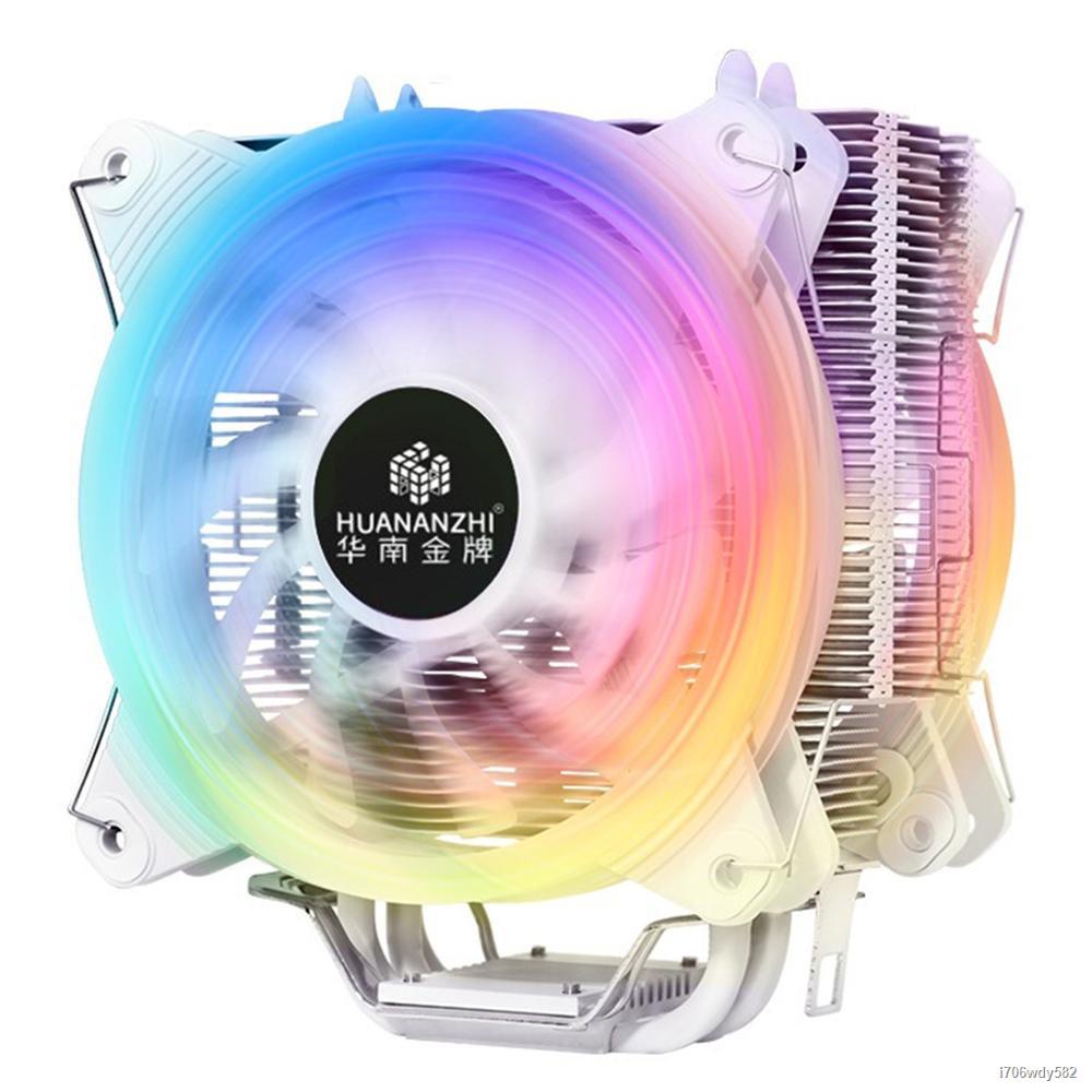 HUANANZHI A600 4 Copper Heat Pipe LED CPU Cooler Cooling Fan Radiator ...