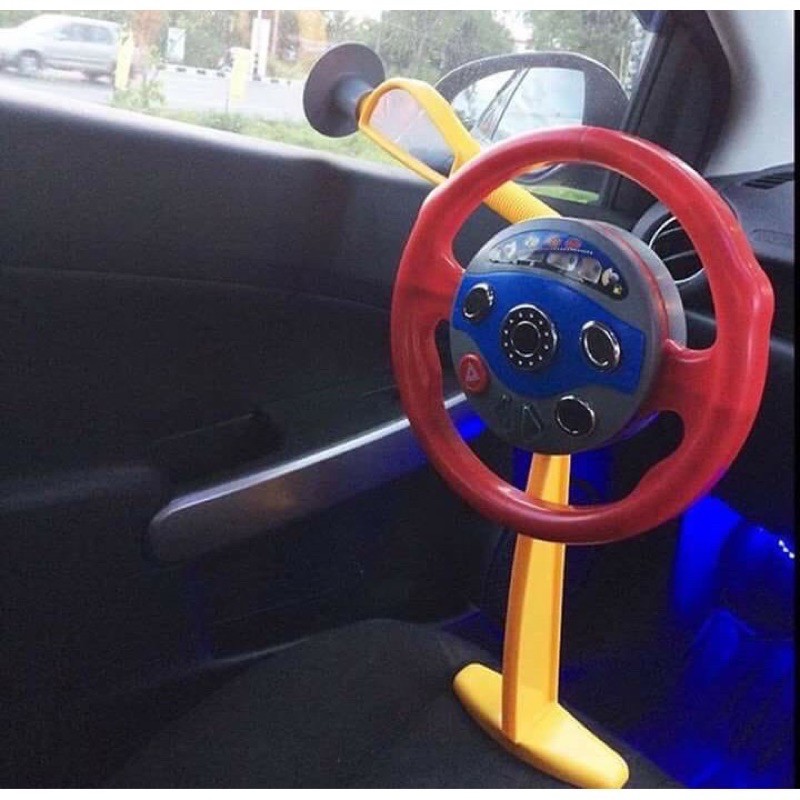 🚙🚓ตัวช่วย เวลาขับรถ 🚙🚓🚕(มีคลิป)  เมื่อน้องๆชอบจะแย่งคุณพ่อ คุณแม่เป็นประจำ  พวงมาลัยขับรถส่วนตัวให้น้องๆกัน