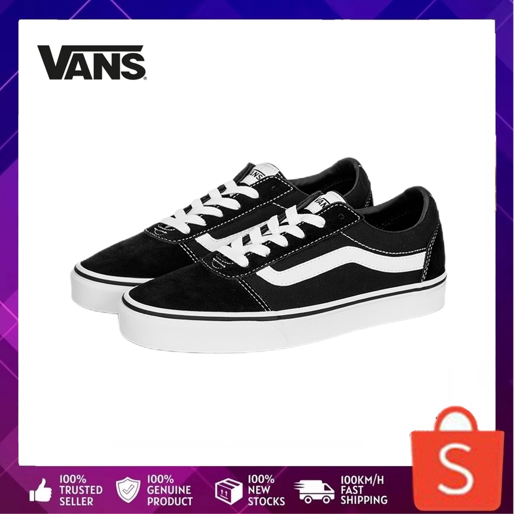 ของแท้อย่างเป็นทางการvans Old Skool Black ของแท้ รุ่นสุดฮิต รองเท้า แวน