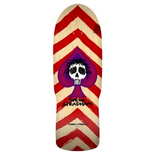 Powell Peralta Steadham Spade Red/Natural Skateboard Deck 10 x 30.125"