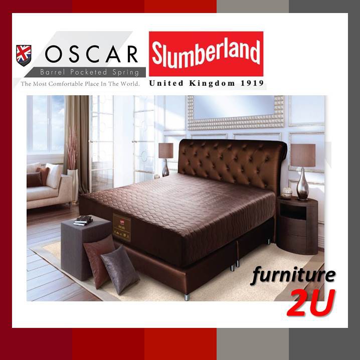 แท้ มีของแถม!! ที่นอนพ็อคเก็ตสปริง slumberland รุ่น oscar ขนาด 6 ฟุต หนา 11 นิ้ว รับประกันจริง 15 ปี