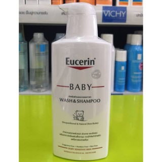 Eucerin Baby Wash and Shampoo 400 ml (exp 08/2022)