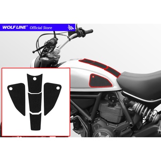 Ultrasupplier สติกเกอร์ติดถังน้ํามันเชื้อเพลิง กันลื่น สําหรับ Ducati SCRAMBLER800