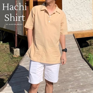 HACHI SHIRT เสื้อลินินชาย เสื้อมินิมอลคอปก ผ้าลินิน