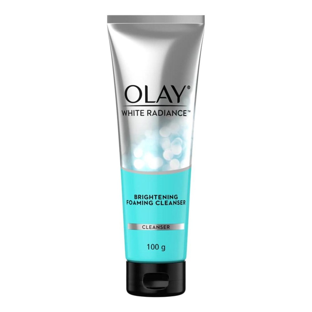 Olay White Radiance Brightening Foaming Cleanser 100ml.โอเลย์ ไวท์เรเดียนซ์ โฟมล้างหน้า ผิวกระจ่างใส