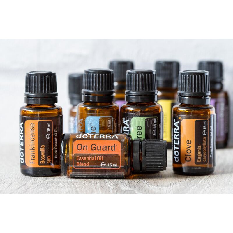 doTERRA Oil 15 ml Peppermint,Lemon,Lavender,Onguard,Breathe,Adaptiv,Digestzen น้ำมันหอมระเหยเพื่อบำบ