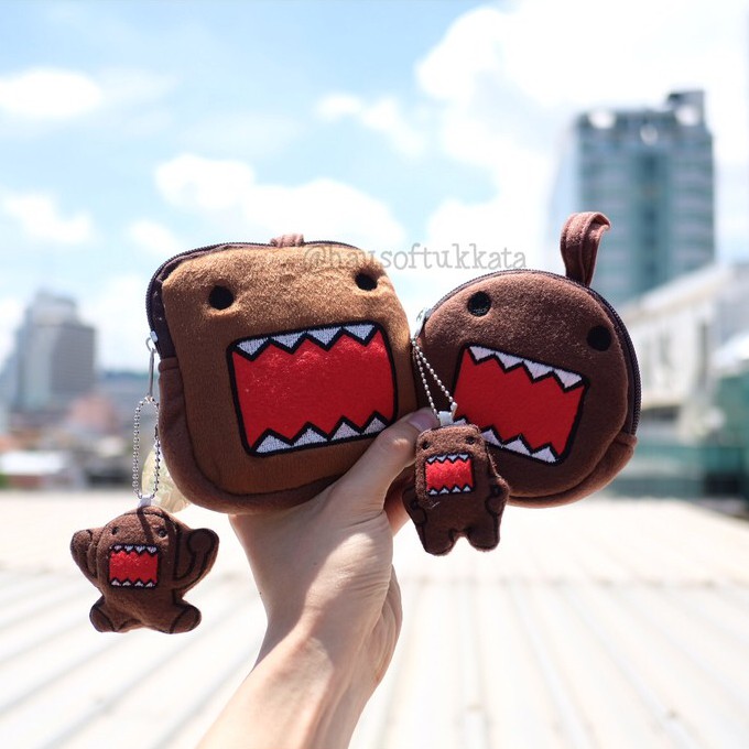 กระเป๋าใส่เหรียญ เหลี่ยม & กลม Domo โดโมะ