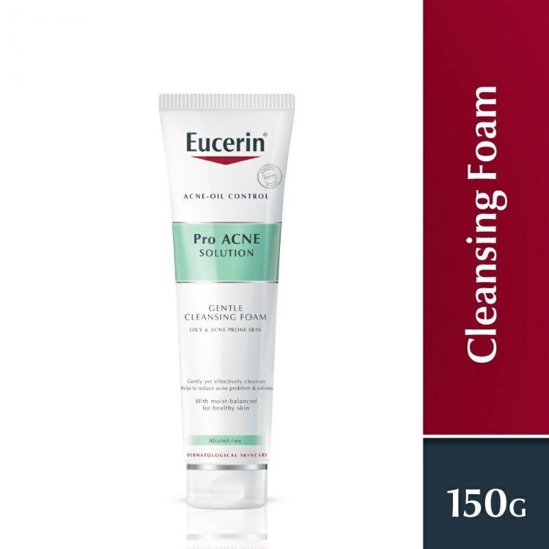 eucerin white solution gentle cleansing foam