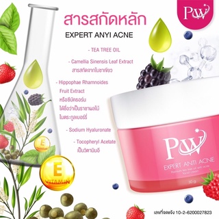 1 แถม 1 ครีมเกาหลีแท้ สารสกัดออแกนิก พรีเมียม (PW Expert Anti Acne) Made in Korea