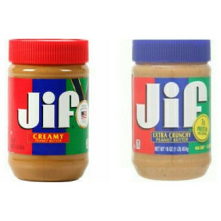 Jif จิฟ ครั้นชีพีนัตบัตเตอร์ ถั่วลิสงบด 454 กรัม