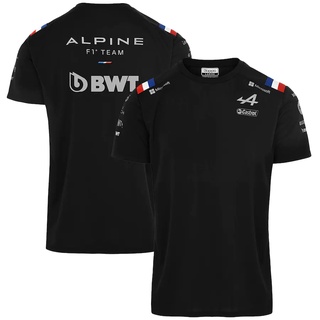 ใหม่ เสื้อยืดแขนสั้น พิมพ์ลาย F1 One Alpine F1 Team สีฟ้า โอเวอร์ไซซ์ แฟชั่นฤดูร้อน 2022 6453535