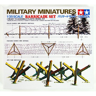 Tamiya 1/35 TA35027 BARRICADE SET