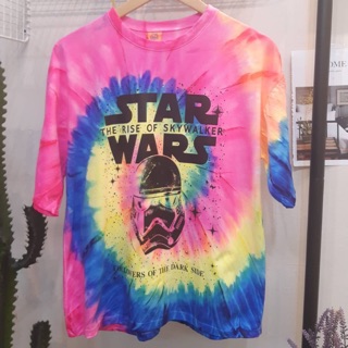 เสื้อยืดโอเวอร์ไซส์  ลายมัดย้อมSTAR WARS