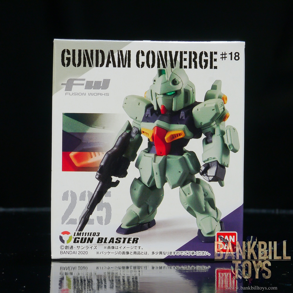 กันดั้ม Bandai Candy Toy FW Gundam Converge #18 No.225 LM111E03 Gun Blaster