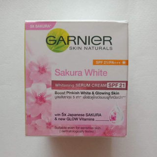 GARNIER SAKURA WHITE Whitening Serum Cream SPF21 (Day Cream) 50ml