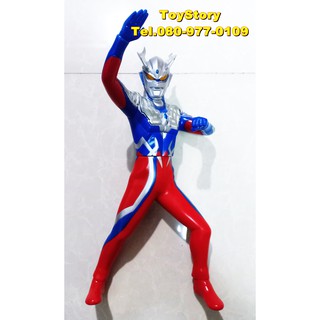 โมเดลอุลตร้าแมนซีโร่ อุลตร้าแมนเซโร่ Ultraman Zero Big Size Soft สภาพสวยของแท้จากประเทศญี่ปุ่น