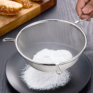 กระชอนกรอง ตะแกรงร่อนแป้ง กระชอนสแตนเลส กระชอน สแตนเลสอย่างดี Stainless Colander Oic_Store