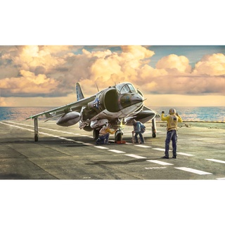 พลาสติก โมเดล ประกอบ ITALERI สเกล 1/72 ROYAL THAI NAVY AV-8A HARRIER (1410)