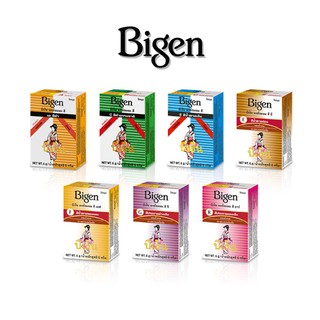 Bigen บีเง็น ผงย้อมผม 6 กรัม มีให้เลือก 7 สี