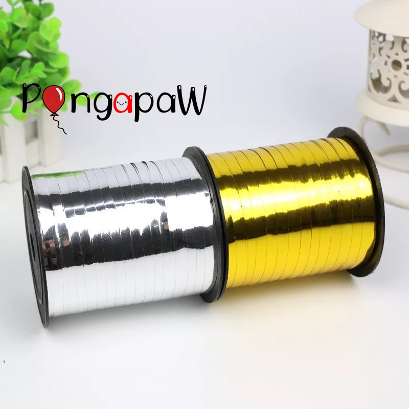 500หลา ทั้งม้วน ริบบิ้นลูกโป่ง ribbin ผูกลูกโป่ง ริบบิ้นมัดลูกโป่ง เชือกผูกลูกโป่ง