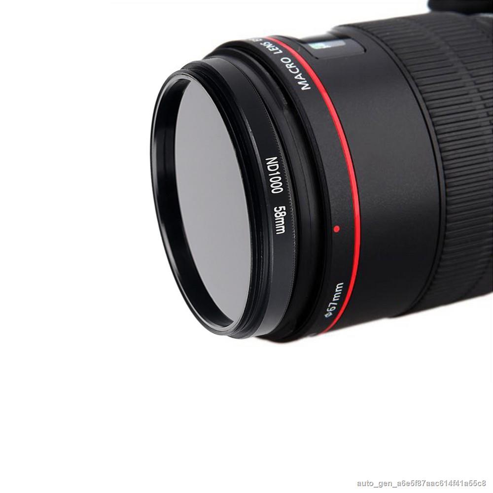 Nd Filter Nd1000 Neutral Density Filtors 49mm 52mm 55mm 58mm 62mm 67mm ...