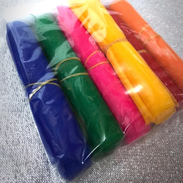 ผ้าแพร7สี ผ้า7สี ผ้าแพร7สี ยาว 2 เมตร,3เมตร,5เมตร ผูกไหว้ศาลพระภูมิ ขึ้นเสาเอก แก้บน ราคา ถูกที่สุด ดีลบีเคเค แกลเลอรีภาพที่ 6