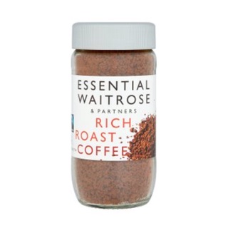 Essential Waitrose Rich Roast Coffee 100g.เอสเซนเชียลเวทโทรสกาแฟกึ่งสำเร็จรูป อาหารเครื่องดื่ม  เครื่องดื่ม  กาแฟ