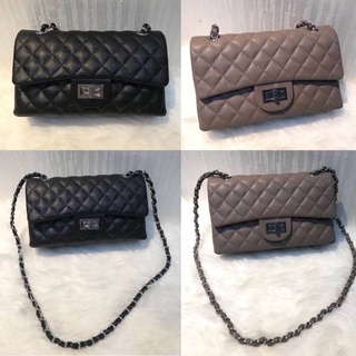 กระเป๋าCHANEL( PU LEATHER CAVIAR SKIN)​  size 10"