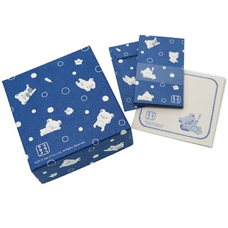 Rilakkuma Mini Letter Set (Japan Limited) สีน้ำเงิน เป็นชุดกระดาษเล็ก 15 แผ่น และซอง 5 ซอง พร้อมกล่องใส่