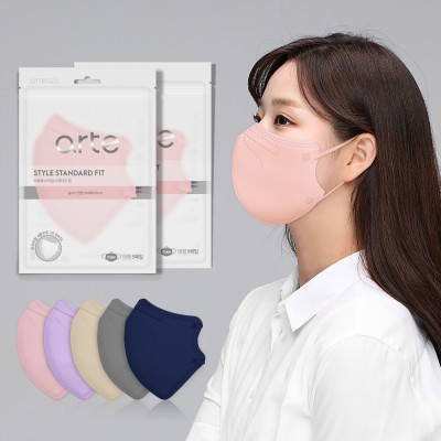 Arte birds beak color mask KF94 mask ทรงปีกนก 2D นำเข้าจากเกาหลี