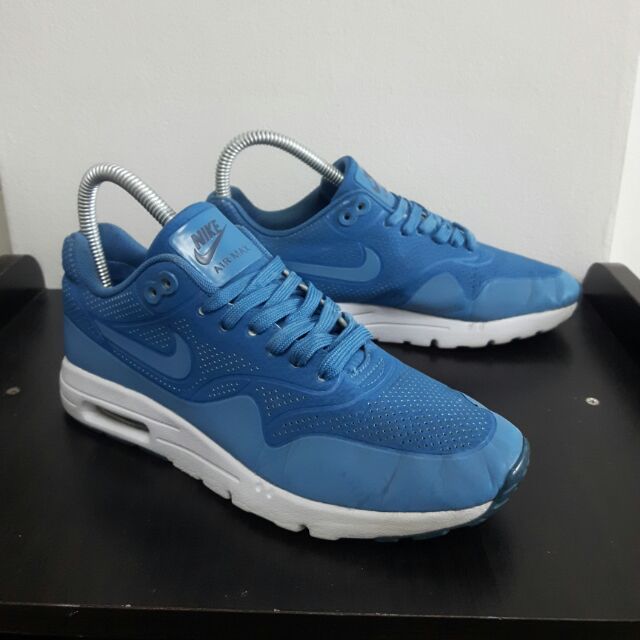 Nike Air Max 1 Ultra Moire Blue/White 704995-402 ปี 2015 มือสองของแท้