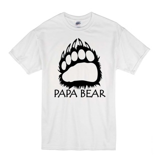 เสื้อยืด พิมพ์ลาย Papa Bear Dad FatherS Day เหมาะกับของขวัญวันพ่อ แฟชั่นฤดูร้อน สําหรับผู้ชายS-5XL