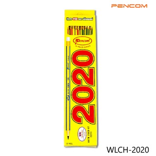 Pencom WLI-HB 2020 ดินสอไม้แบบเหลามียางลบ