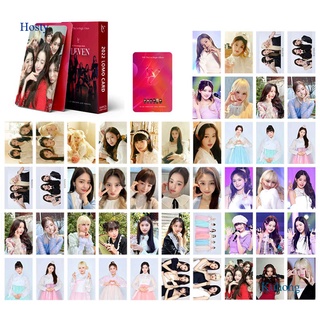 Hosty โปสการ์ดอัลบั้มรูปภาพ Kpop IVE Lomo สําหรับแฟนคลับ 55 ชิ้น ต่อชุด