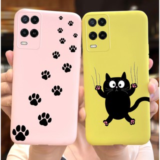 เคสโทรศัพท์มือถือลายลูกแมวน่ารักสําหรับ Oppo A54 A74 A94 4G